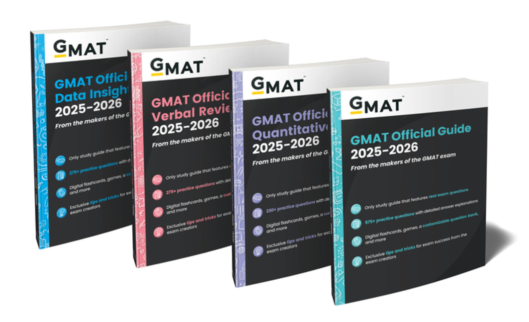 Book cover for GMAT Official Guide 2025-2026 Bundle: Books + Online Question Bank