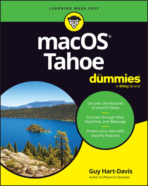 Book cover for macOS Tahoe for Dummies