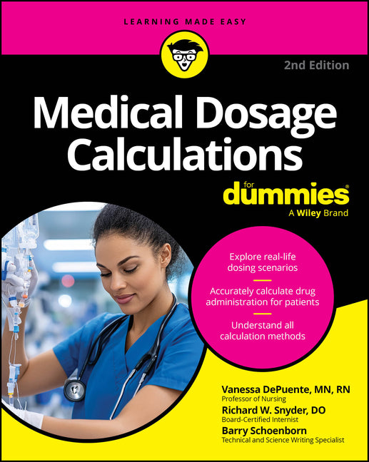 Book cover for Medical Dosage Calculations for Dummies