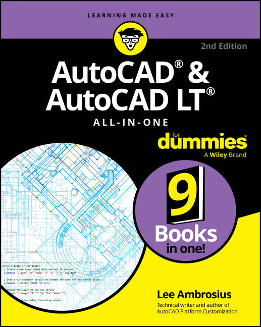 Book cover for AutoCAD & AutoCAD LT All-In-One for Dummies
