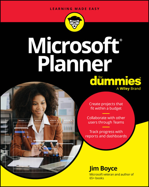 Book cover for Microsoft Planner for Dummies
