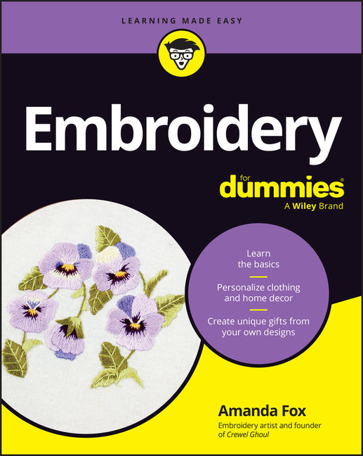 Book cover for Embroidery for Dummies