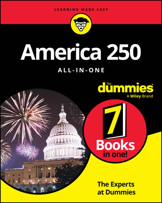 Book cover for America 250 All-In-One for Dummies