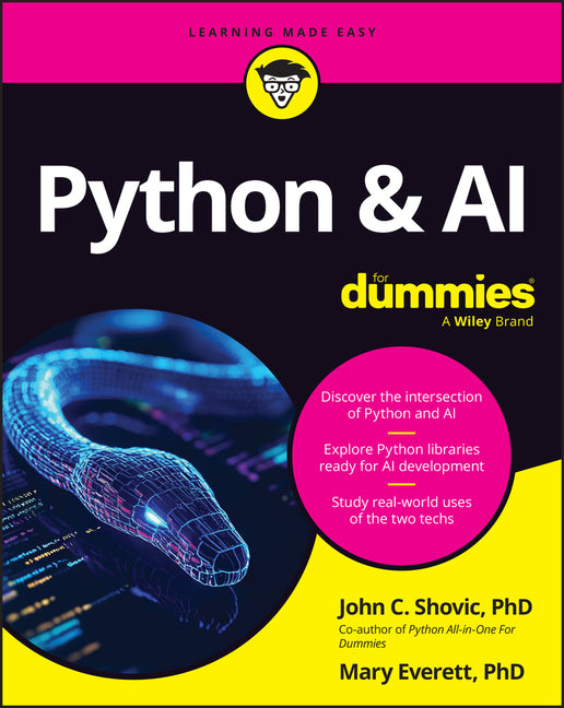 Book cover for Python & AI for Dummies