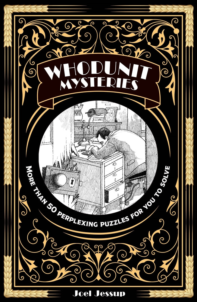 Book cover for Whodunit Mysteries: More Than 50 Perplexing Puzzles for You to Solve