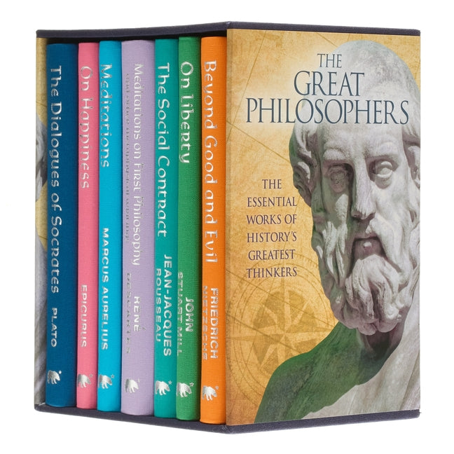 Book cover for Great Philosophers Collection: Deluxe 7-Book Hardcover Boxed Set