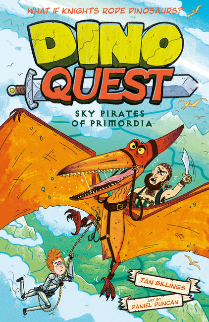Book cover for Dino Quest: Sky Pirates of Primordia (Not for Online)