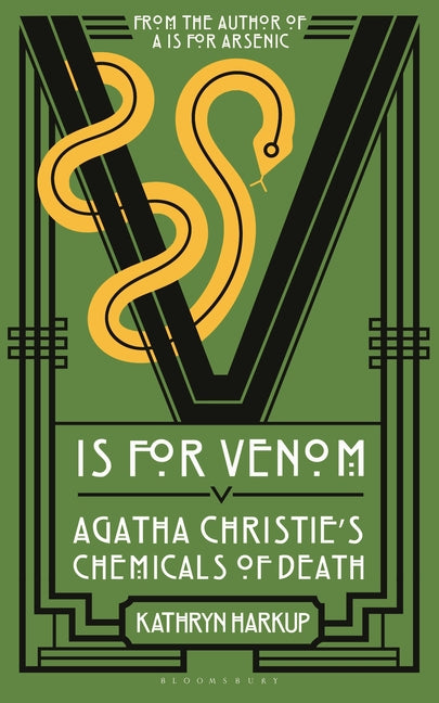 Book cover for V Is for Venom: Agatha Christie's Chemicals of Death