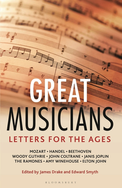 Book cover for Letters for the Ages Great Musicians