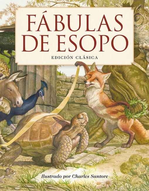 Book cover for Fábulas de Esopo: Edición Clásica