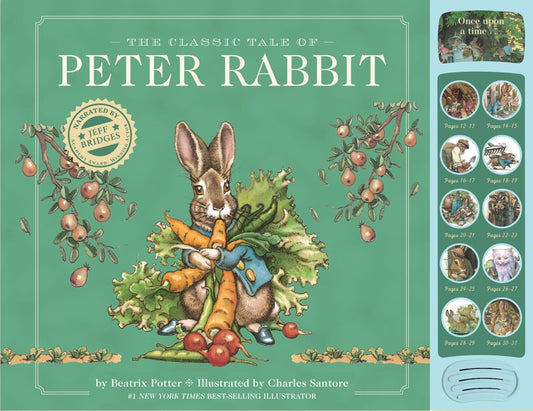 Book cover for Classic Tale of Peter Rabbit: A Press and Play Storybook
