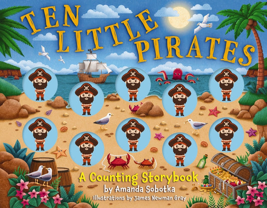 Book cover for Ten Little Pirates: A Counting Storybook
