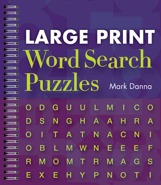 Book cover for Large Print Word Search Puzzles: Volume 1