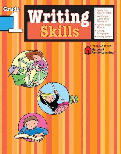 Book cover for Writing Skills: Grade 1 (Flash Kids Harcourt Family Learning)