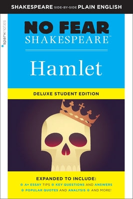 Book cover for Hamlet: No Fear Shakespeare Deluxe Student Edition: Volume 26