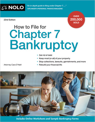Book cover for How to File for Chapter 7 Bankruptcy