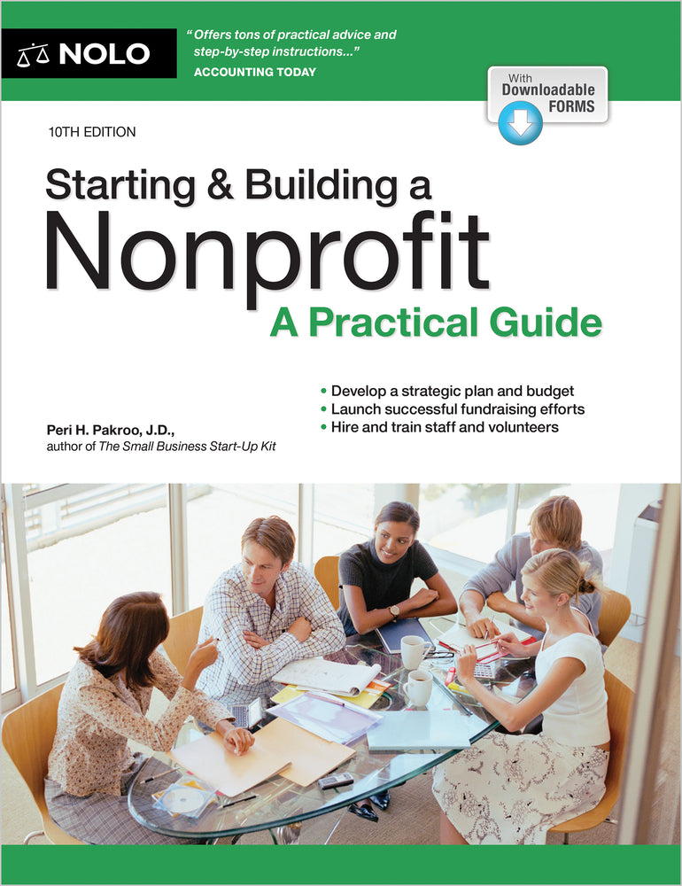 Book cover for Starting & Building a Nonprofit: A Practical Guide