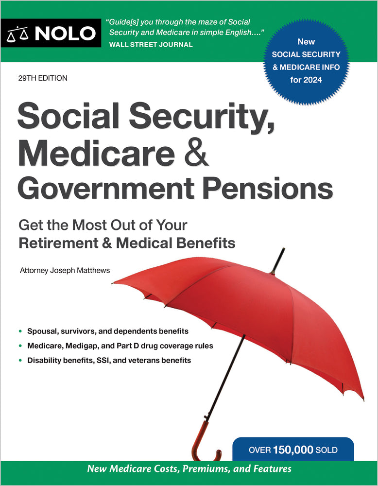 Book cover for Social Security, Medicare & Government Pensions: Get the Most Out of Your Retirement and Medical Benefits