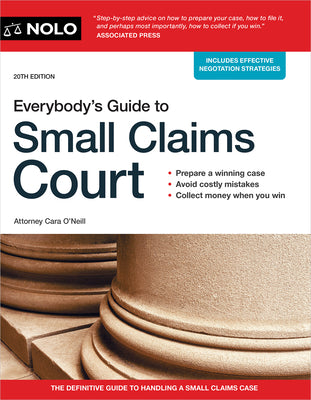 Book cover for Everybody's Guide to Small Claims Court