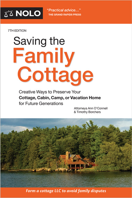 Book cover for Saving the Family Cottage: Creative Ways to Preserve Your Cottage, Cabin, Camp, or Vacation Home for Future Generations