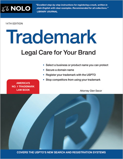 Book cover for Trademark: Legal Care for Your Business & Product Name