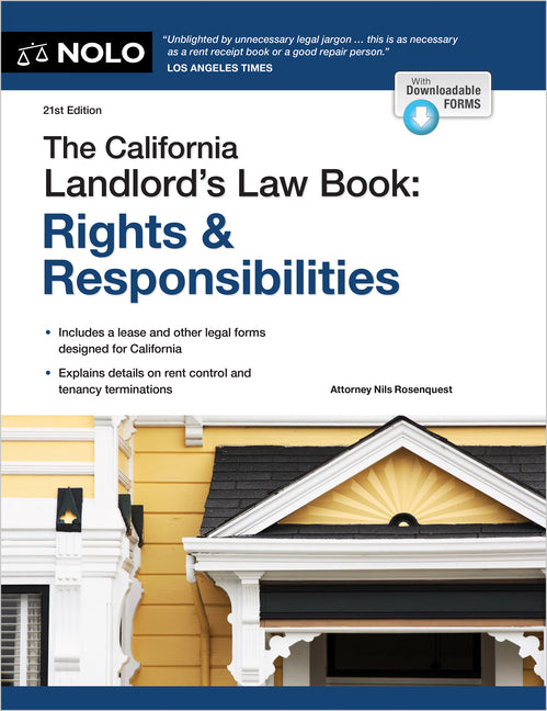 Book cover for California Landlord's Law Book: Rights & Responsibilities