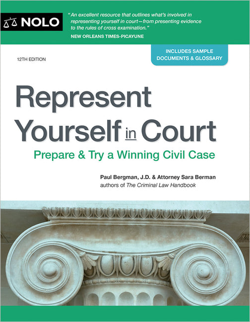 Book cover for Represent Yourself in Court: Prepare & Try a Winning Civil Case