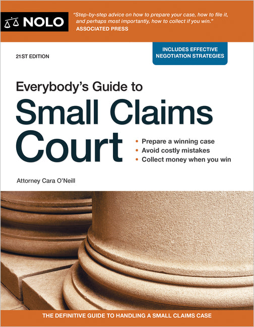 Book cover for Everybody's Guide to Small Claims Court (Twenty First)