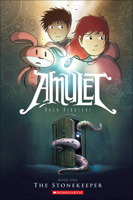 Book cover for The Stonekeeper: A Graphic Novel (Amulet #1): Volume 1