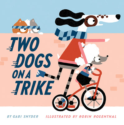 Book cover for Two Dogs on a Trike: Count to Ten and Back Again