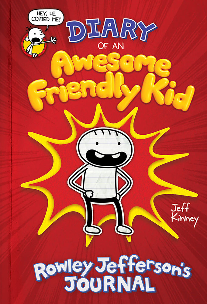 Book cover for Diary of an Awesome Friendly Kid: Rowley Jefferson's Journal