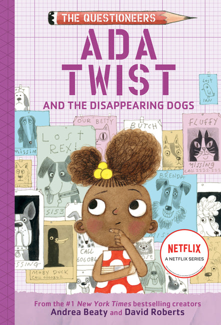 Book cover for ADA Twist and the Disappearing Dogs: The Questioneers Book #5