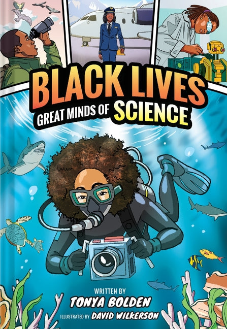 Book cover for Great Minds of Science (Black Lives #1): A Nonfiction Graphic Novel
