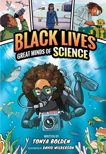 Book cover for Great Minds of Science (Black Lives #1): A Nonfiction Graphic Novel
