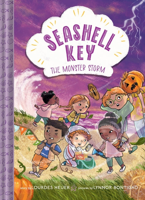 Book cover for Monster Storm (Seashell Key #2): A Chapter Book