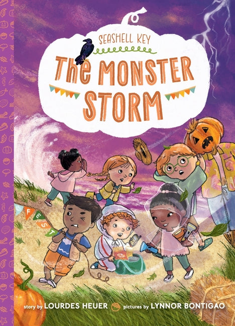 Book cover for Monster Storm (Seashell Key #2): A Chapter Book