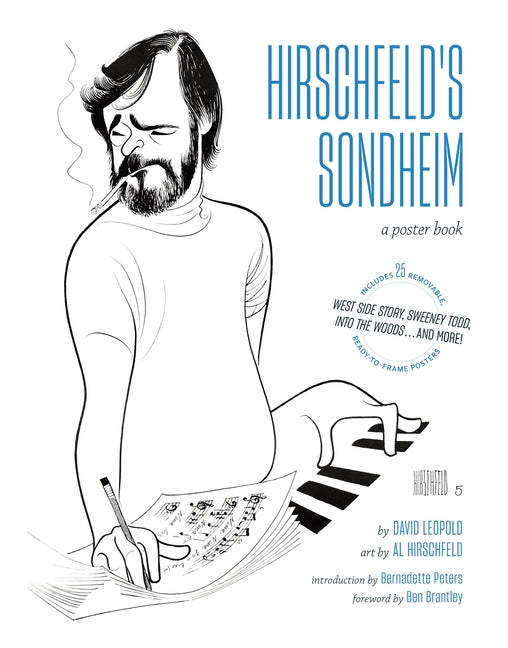 Book cover for Hirschfeld's Sondheim: A Poster Book