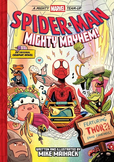 Book cover for Spider-Man: Mighty Mayhem! (a Mighty Marvel Team-Up): An Original Graphic Novel