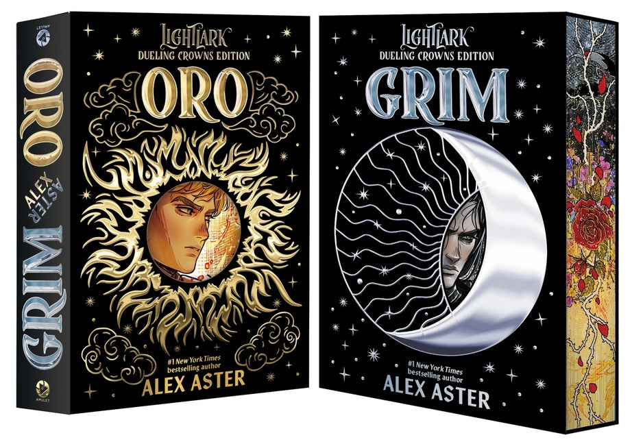 Book cover for Grim and Oro: Dueling Crowns Edition (a Lightlark Saga Deluxe Companion Book)