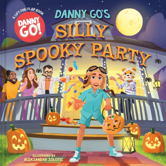 Book cover for Danny Go's Silly Spooky Party: A Lift-The-Flap Book