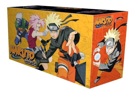 Book cover for Naruto Box Set 2: Volumes 28-48 with Premium