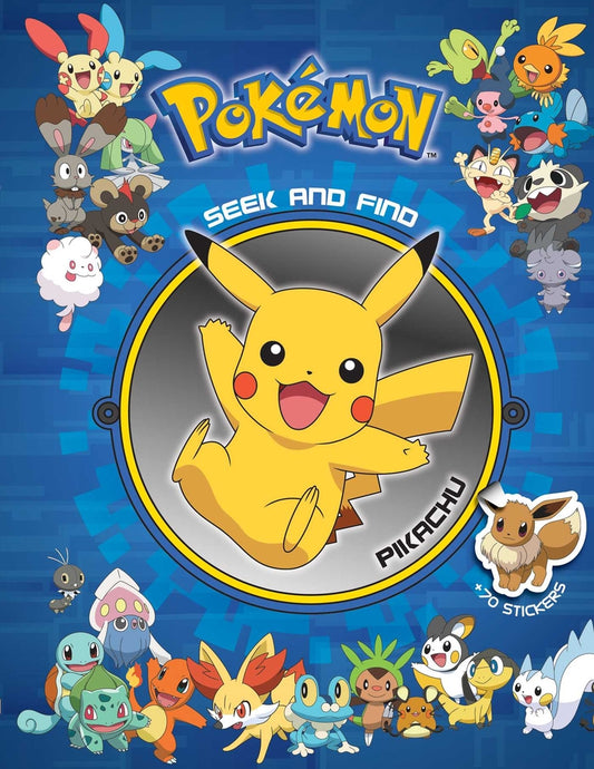 Book cover for Pokémon Seek and Find: Pikachu