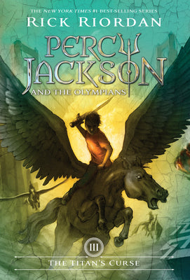 Book cover for Percy Jackson and the Olympians, Book Three: Titan's Curse, The-Percy Jackson and the Olympians, Book Three