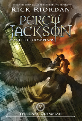 Book cover for Percy Jackson and the Olympians, Book Five: Last Olympian, The-Percy Jackson and the Olympians, Book Five