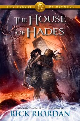 Book cover for Heroes of Olympus, The, Book Four: House of Hades, The-Heroes of Olympus, The, Book Four