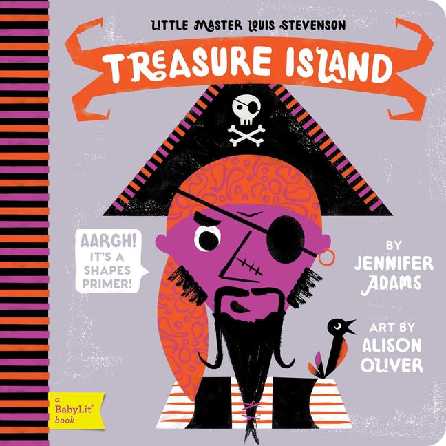 Book cover for Treasure Island: A Babylit(r) Shapes Primer