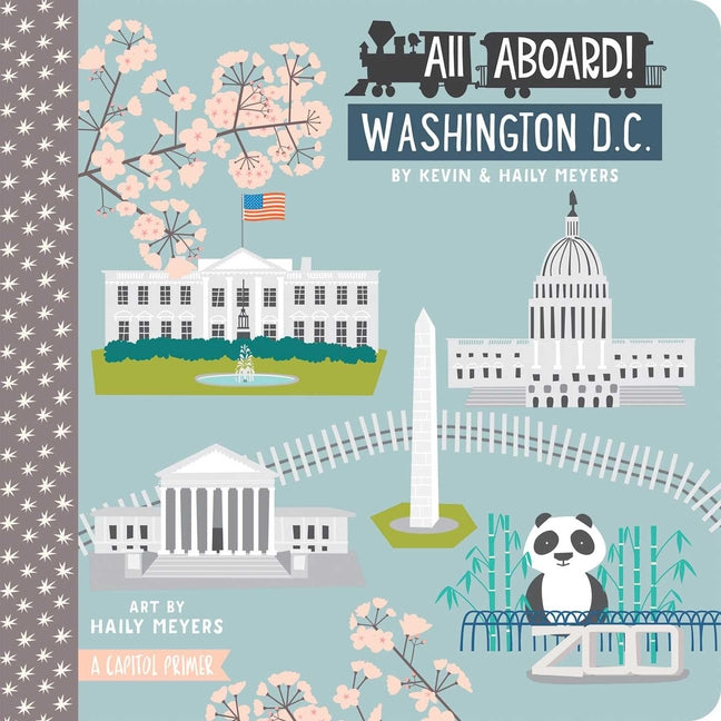 Book cover for All Aboard! Washington DC: A Capitol Primer