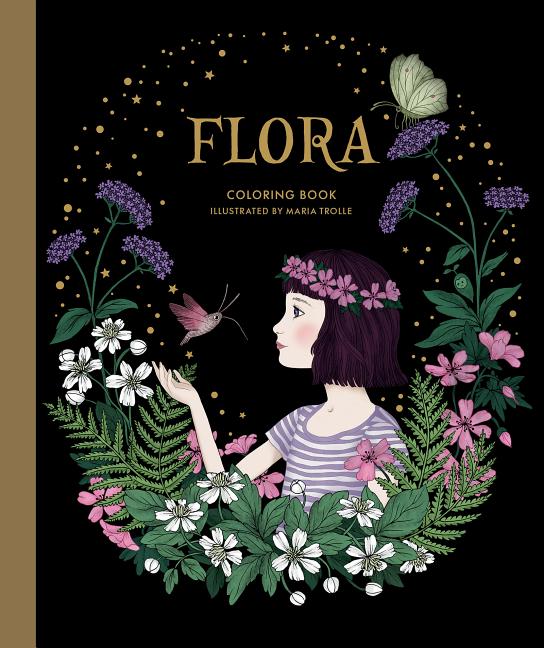 Book cover for Flora Coloring Book