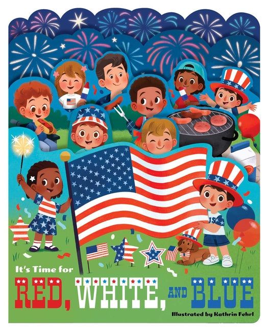 Book cover for It's Time for Red, White, and Blue