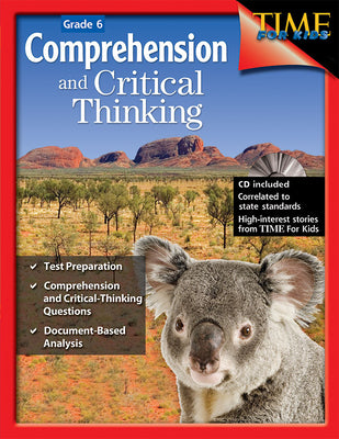 Book cover for Comprehension and Critical Thinking Grade 6 [With CDROM]